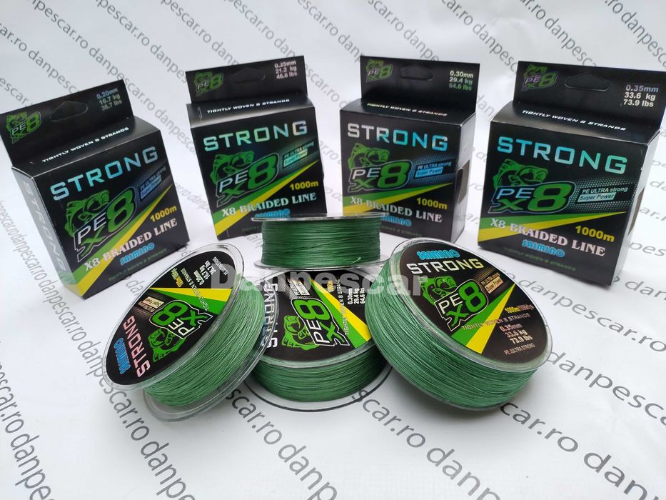 ROLA Fir textil 1000M Saimino PE X8 ultra strong impletit in 8