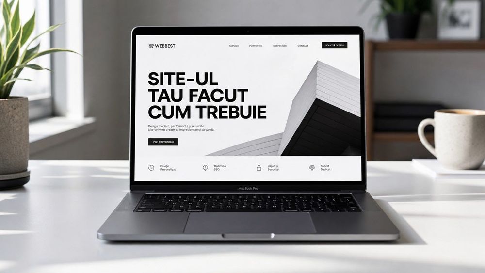 Creare site web profesional