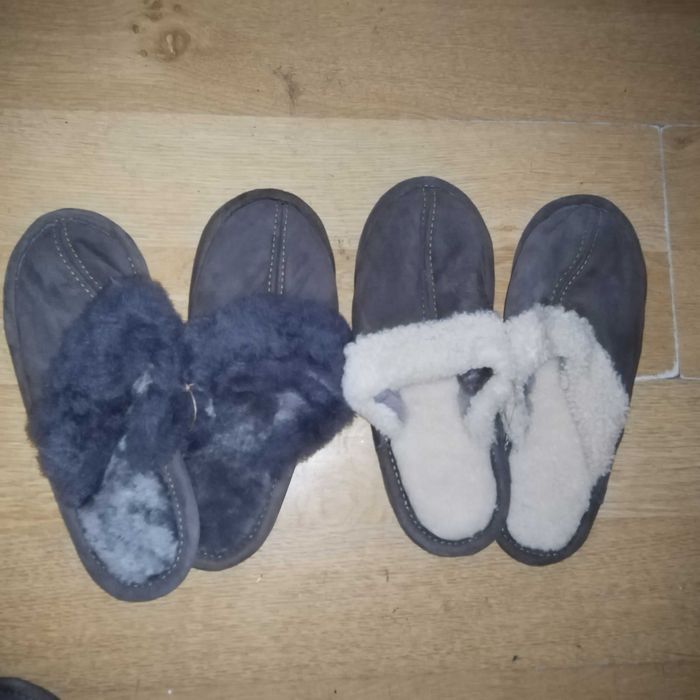 Papuci de casa , șoșoni blana naturala