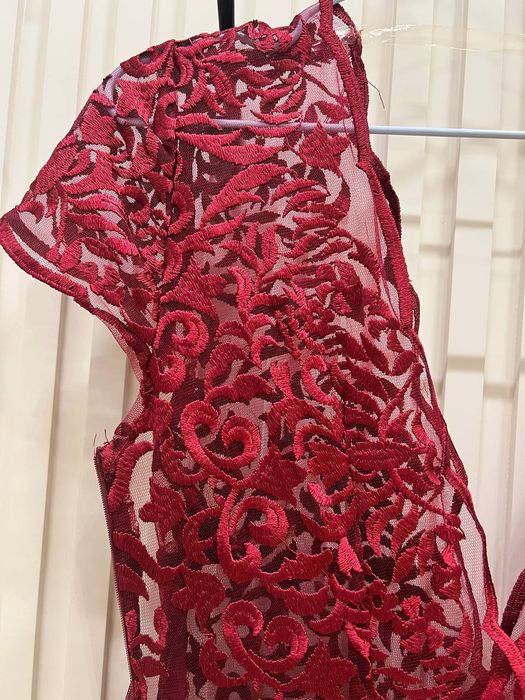 Вечерняя платье турецкий гипюр