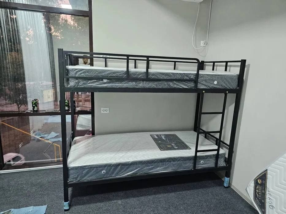 Двухъярусная кровать Loft krovat темир крават metal kalavat Лофт