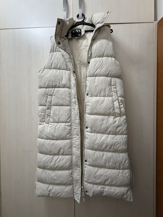 Дамски елек в цвят екрю