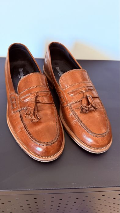 Russell & Bromley KEEBLE Men's Tan Leather Tassel College Loafer