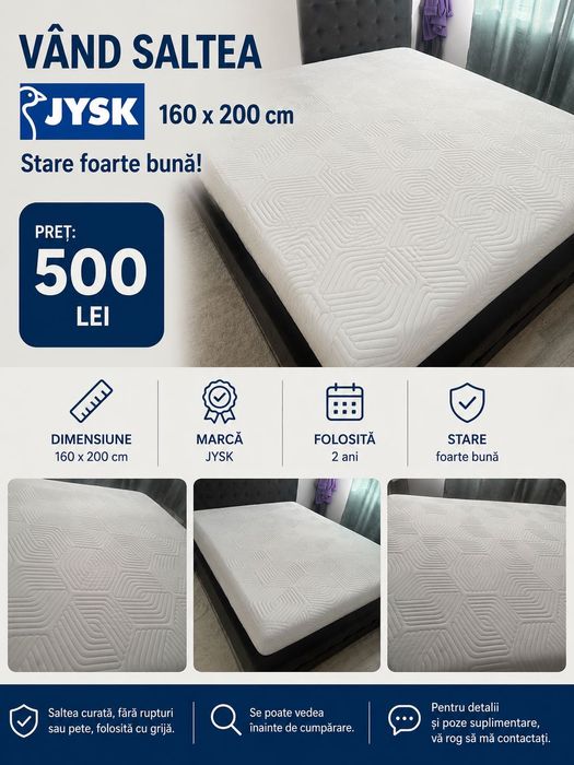 Vând saltea 160/200