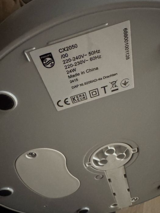 Ventilator de masa Philips CX2050/00, 24 W, 3 viteze, Rabatabil, 738 mc/h (Alb)