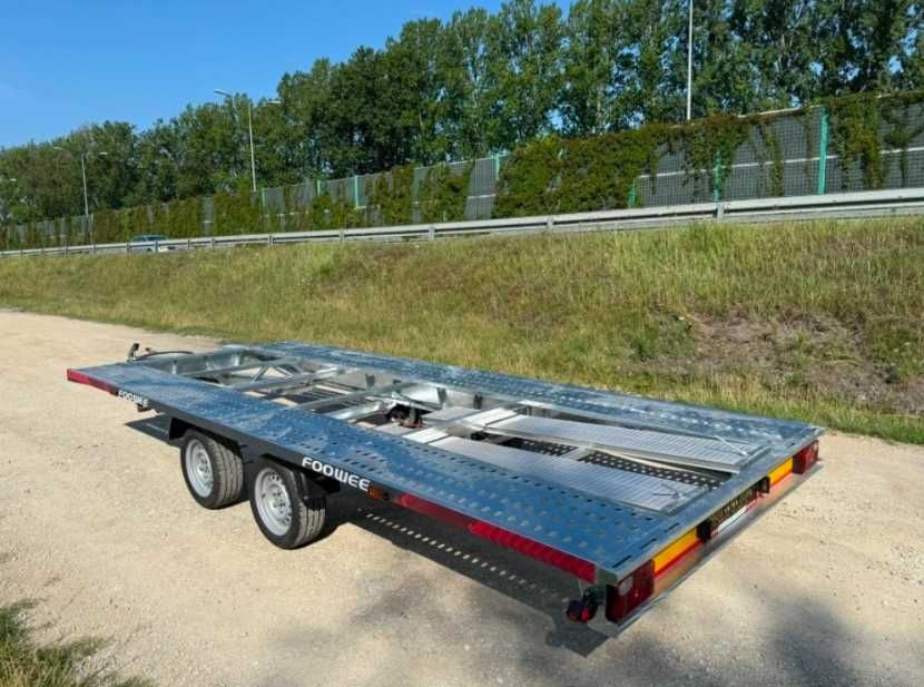 Trailer transport auto, drept, 4,5-5 metri, MMA 2700 kg