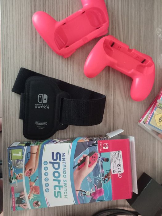 Nintendo led 64gb neon red/blue