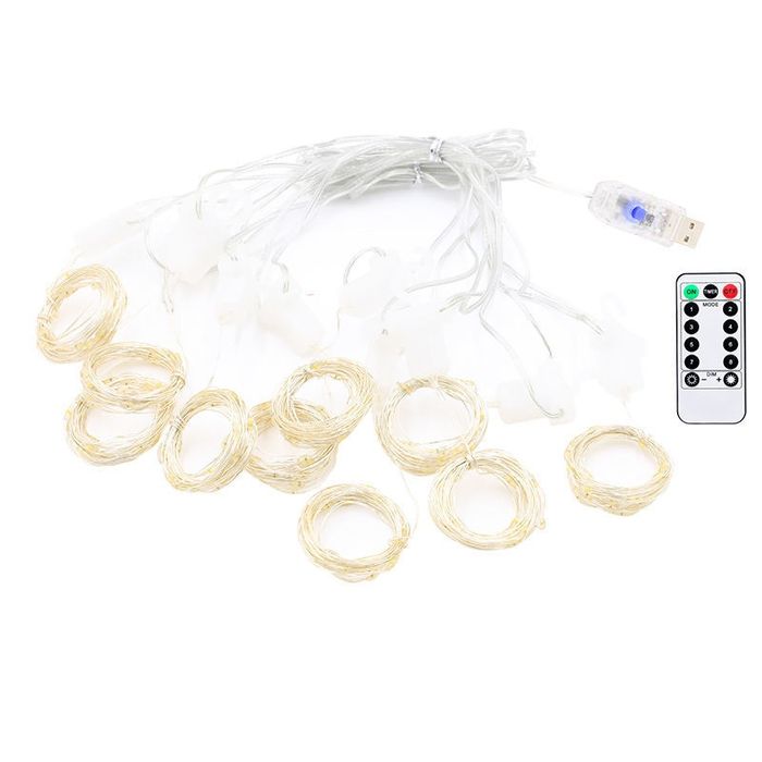 Герлянды водопад дождик