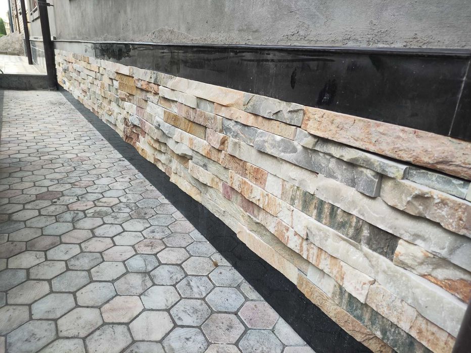 Цоколь из плитки профессионально