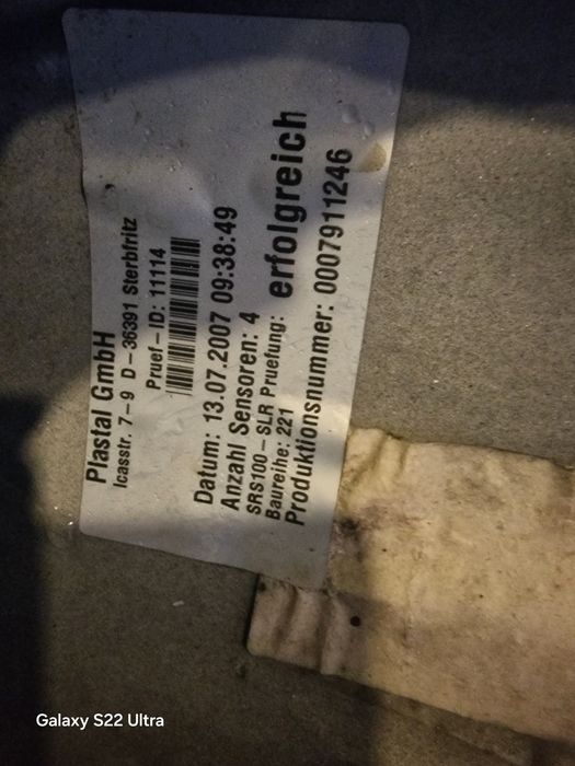 Bara fata cu suport interior mercedes cl De la 2007 2013