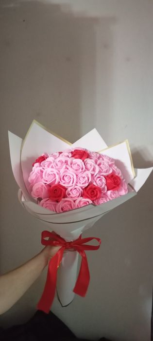 Buchete trandafiri săpun