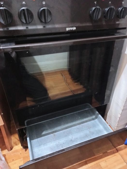 Elektrichiskiy gaz plita 4 ta kamforli Gorenje