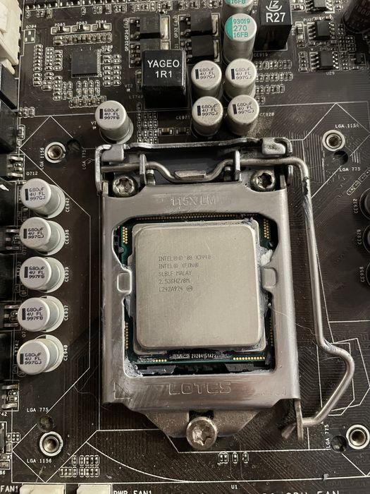 Материнская плата + Xeon x3440 + кулер