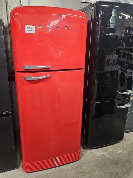 Combină frigorifică retro stil anii 50 Smeg FAB50RRD5, factura si garantie 12 luni