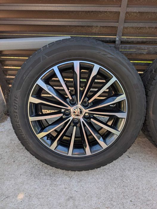 Jante roti iarna ORIGINALE Skoda Kodiaq 5x112 Trinity 235 55 R18