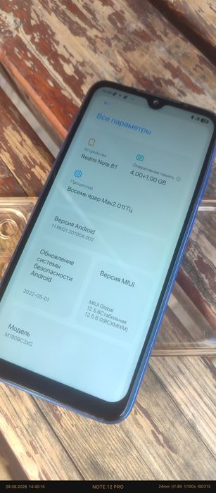 Продам Redmi Note 8T 4/64 GB памяти
