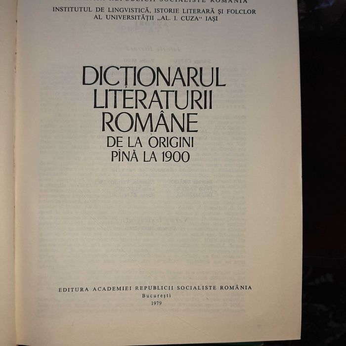 Dictionare ale limbi romane / scolare / carti sanatate primara copii