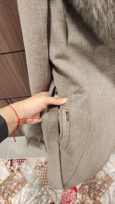 Дамско палто  от естествен косъм