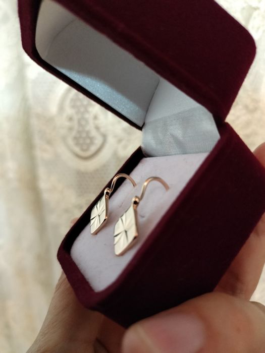 Советские серьги 583 пробы