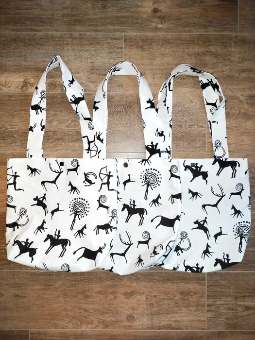 Этно шопперы в казахском стиле