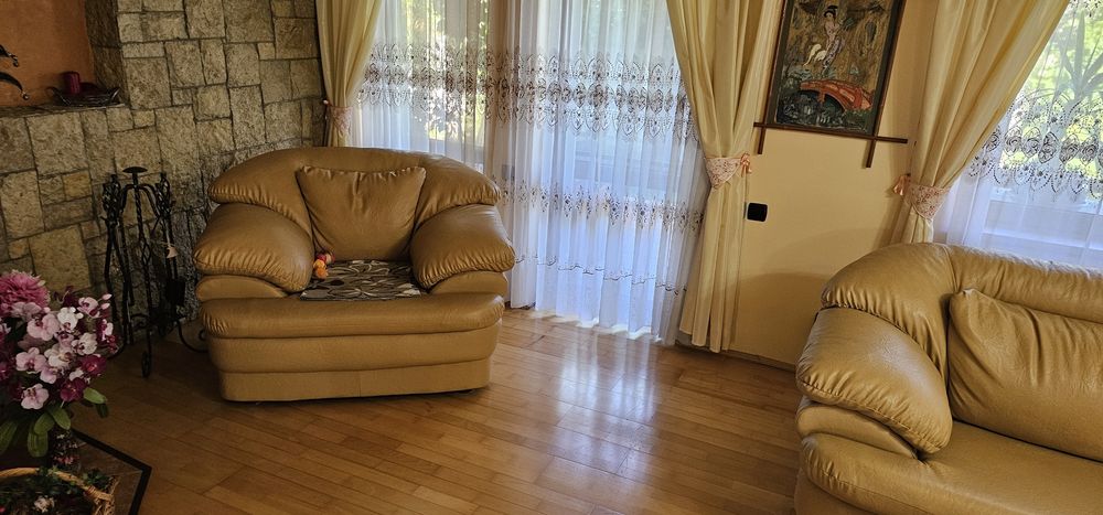 Canapea extensibila, cu 2 fotolii