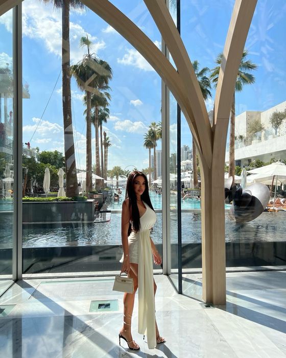 Rochie BAOBAB alba model deosebit