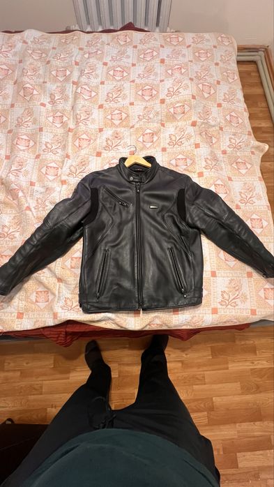 SPIDI кожаная мотоциклетная куртка 56 итальянский классический стиль