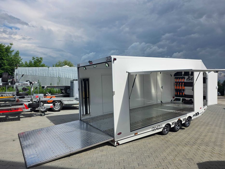 Remorca transport auto 6M inchisa TA-NO SPORT TRANSPORTER 60 PREMIUM