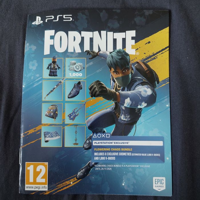 fortnite flowering chaos bundle code