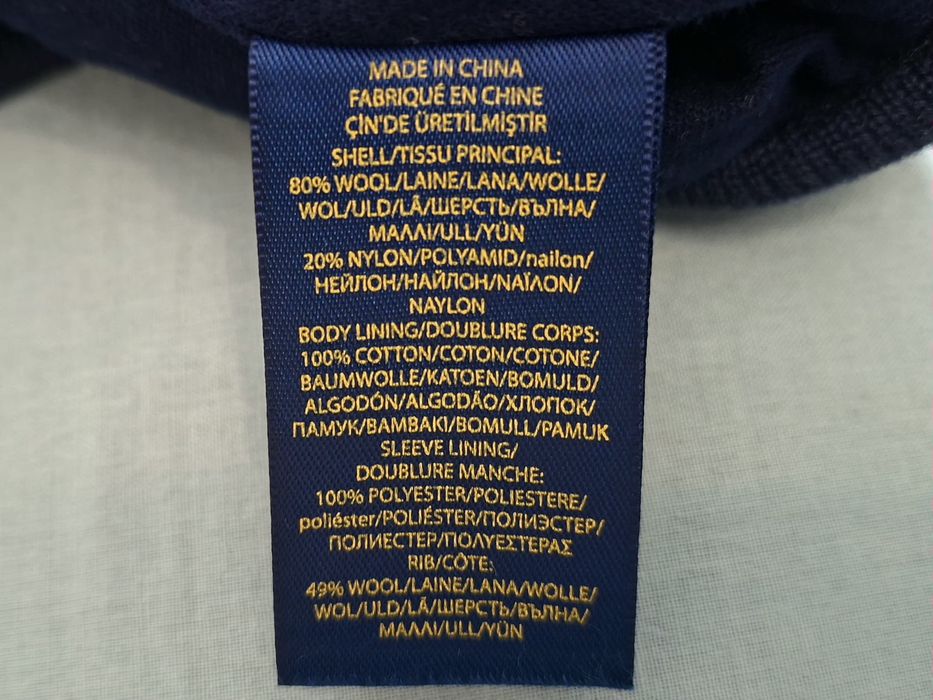 Ralph lauren Polo-Ориг. Яке вълна