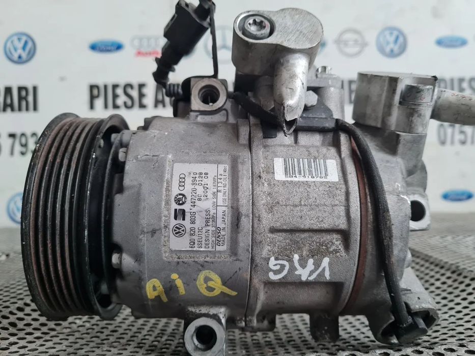 Compresor Clima AC Aer Conditionat Vw Polo Skoda Fabia Seat Ibiza 2002-2014 Cod 6QG
