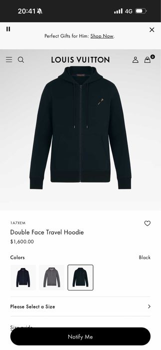 Louis Vuitton Double Face Hoodie