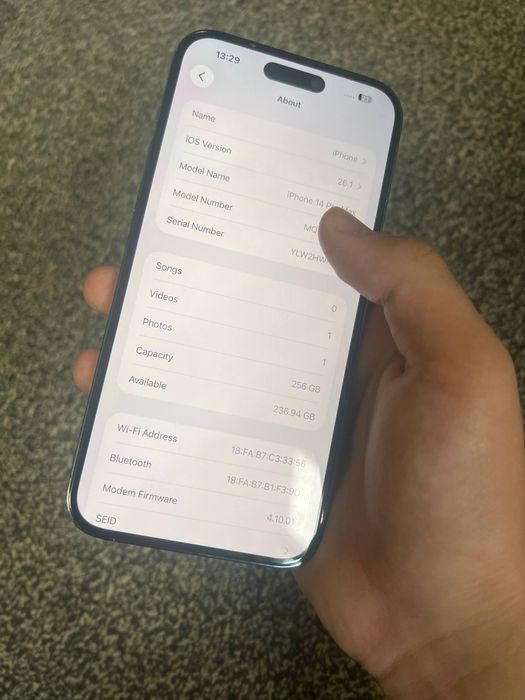 iPhone 14 pro max dual 256