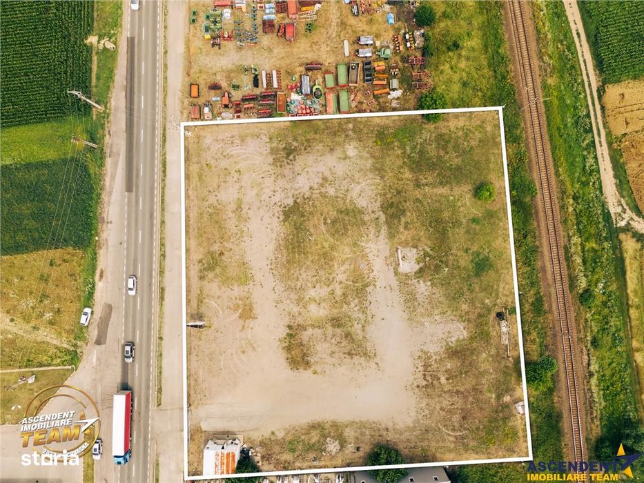7.000 mp teren industrial premium la DN11, acces TIR, post trafo, Bras