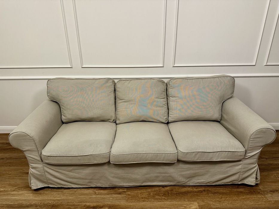 Set canapele IKEA EKTORP – 2 locuri + 3 locuri, huse detașabile