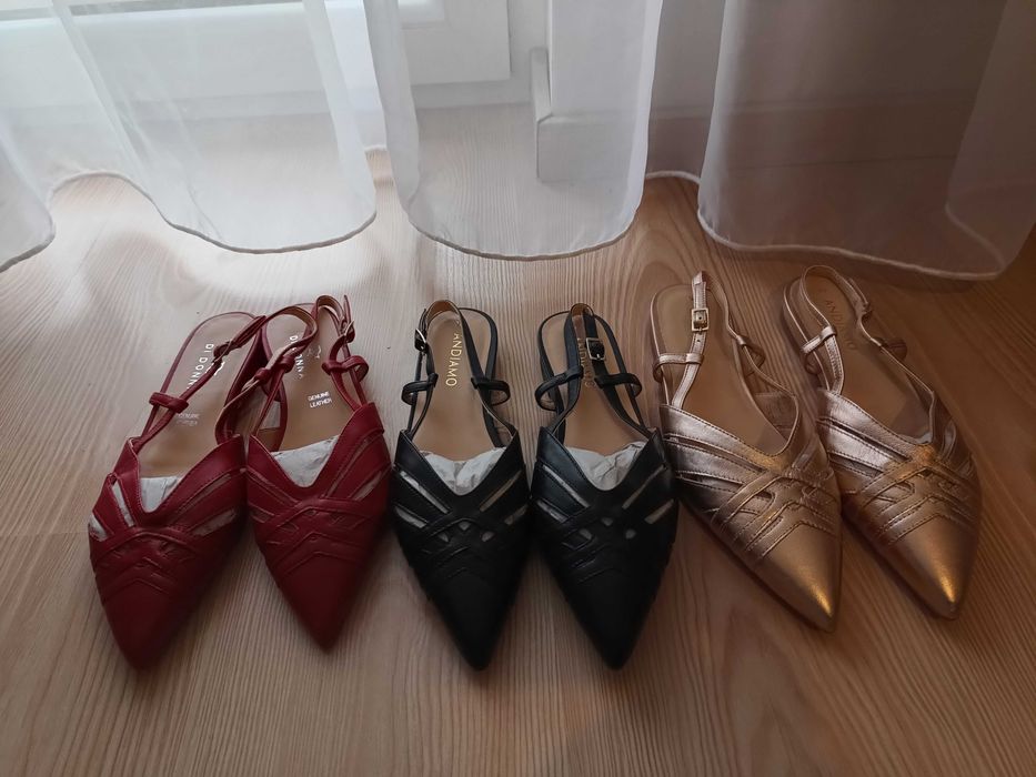 Sandale dama din piele naturala