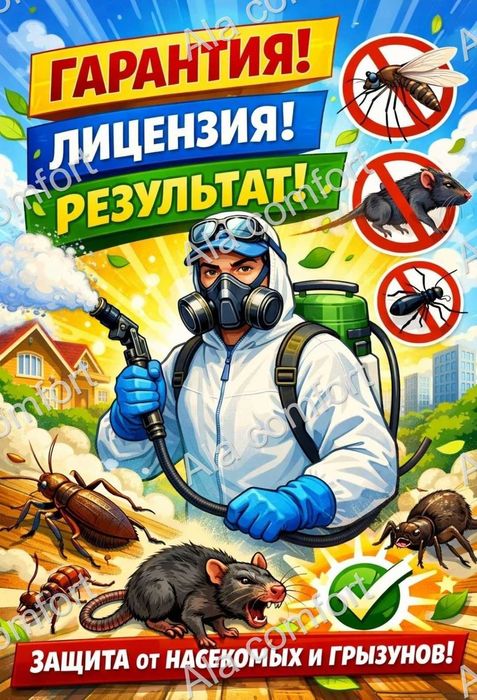 Дезинфекция от насекомых