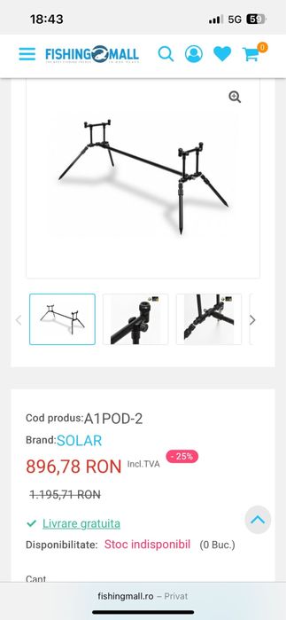 Rod pod Solar A1 si Ground Pod
