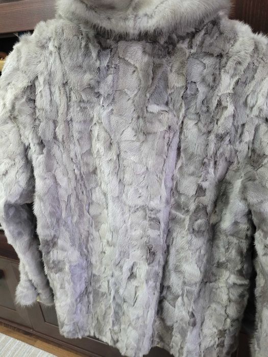 Blana naturala nurca gri 42