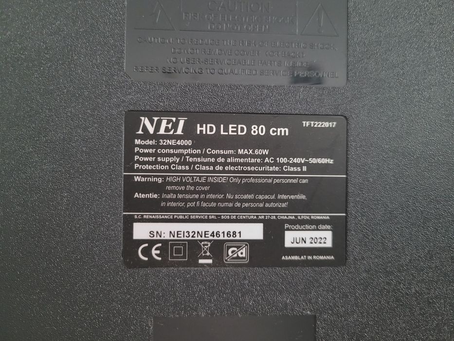 Vand televizor NEI - NU ESTE SMART