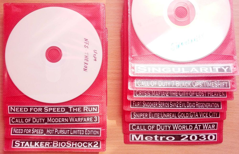 Продам! DVD- диски игровые