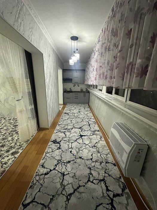 3х комнатная квартира с 6м балконом, со всеми удобствами