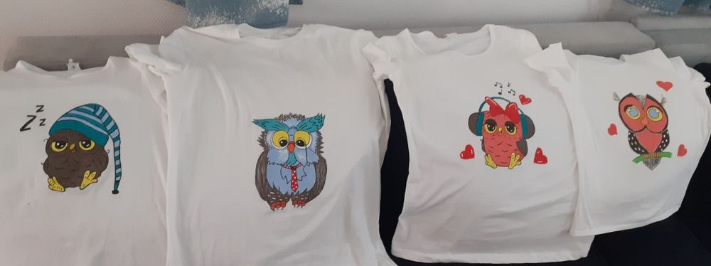 Tricouri personalizate pictate manual