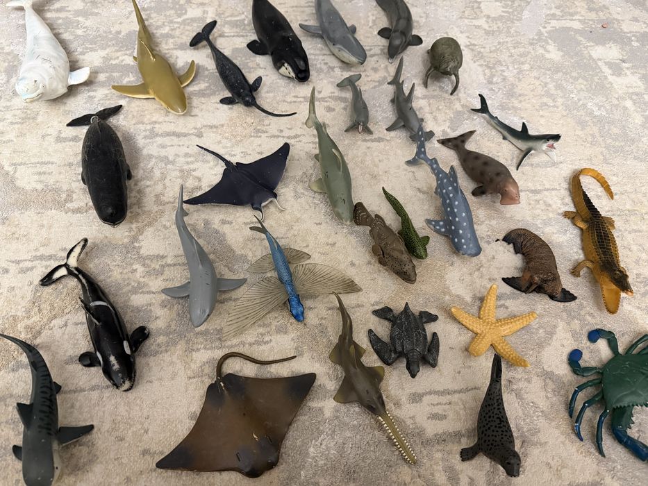 Фигурки морских животных