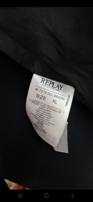 Geaca piele Replay XL