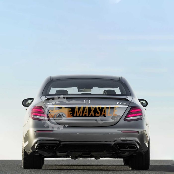 Лип за W213 спойлер  C63S style на Mercedes E class седан спорт