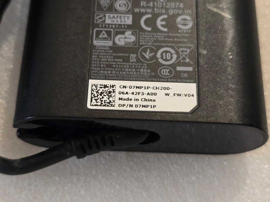 Încărcător Laptop Dell - 20V 6.5A / 5V 1A 130W USB-C - Model HA130PM170