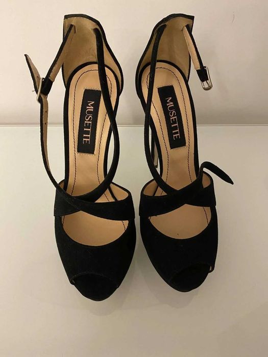 Sandale Musette noi, mărinea 37