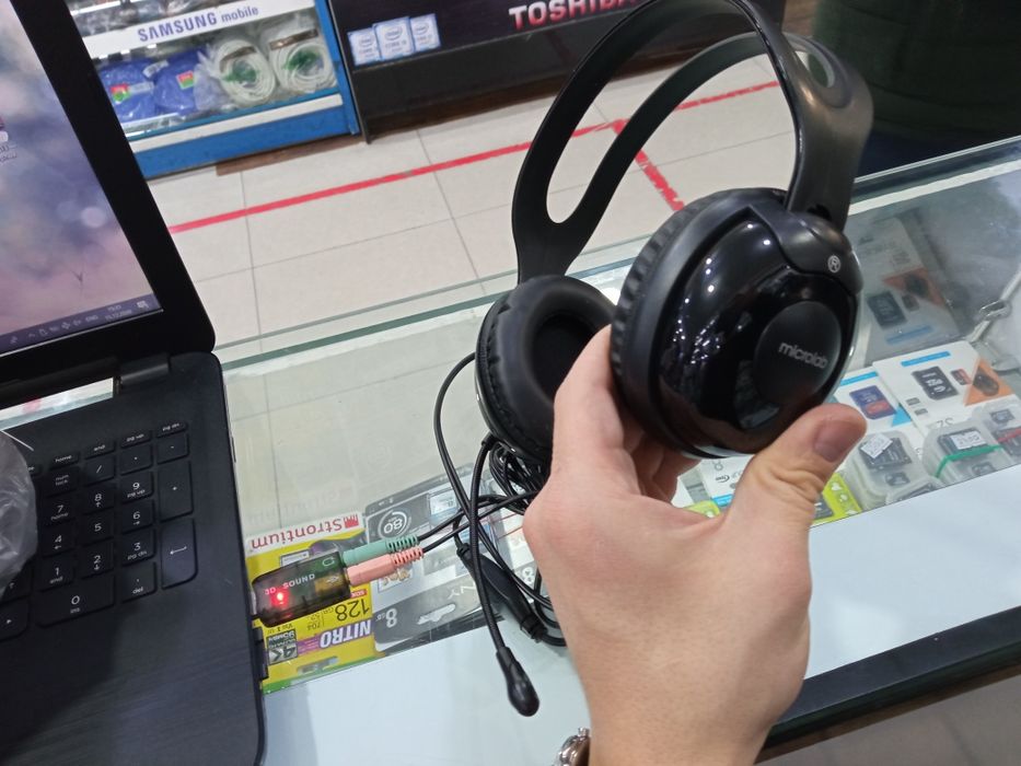 АКЦИЯ достовка по Узб ! Logitech H110 H111 H340 H390 H151 наушник!