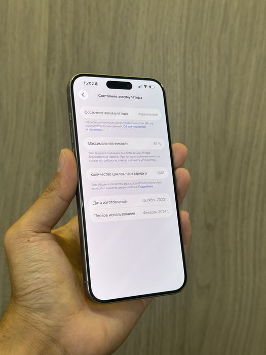 Iphone 15 Pro Max 256GB 81%